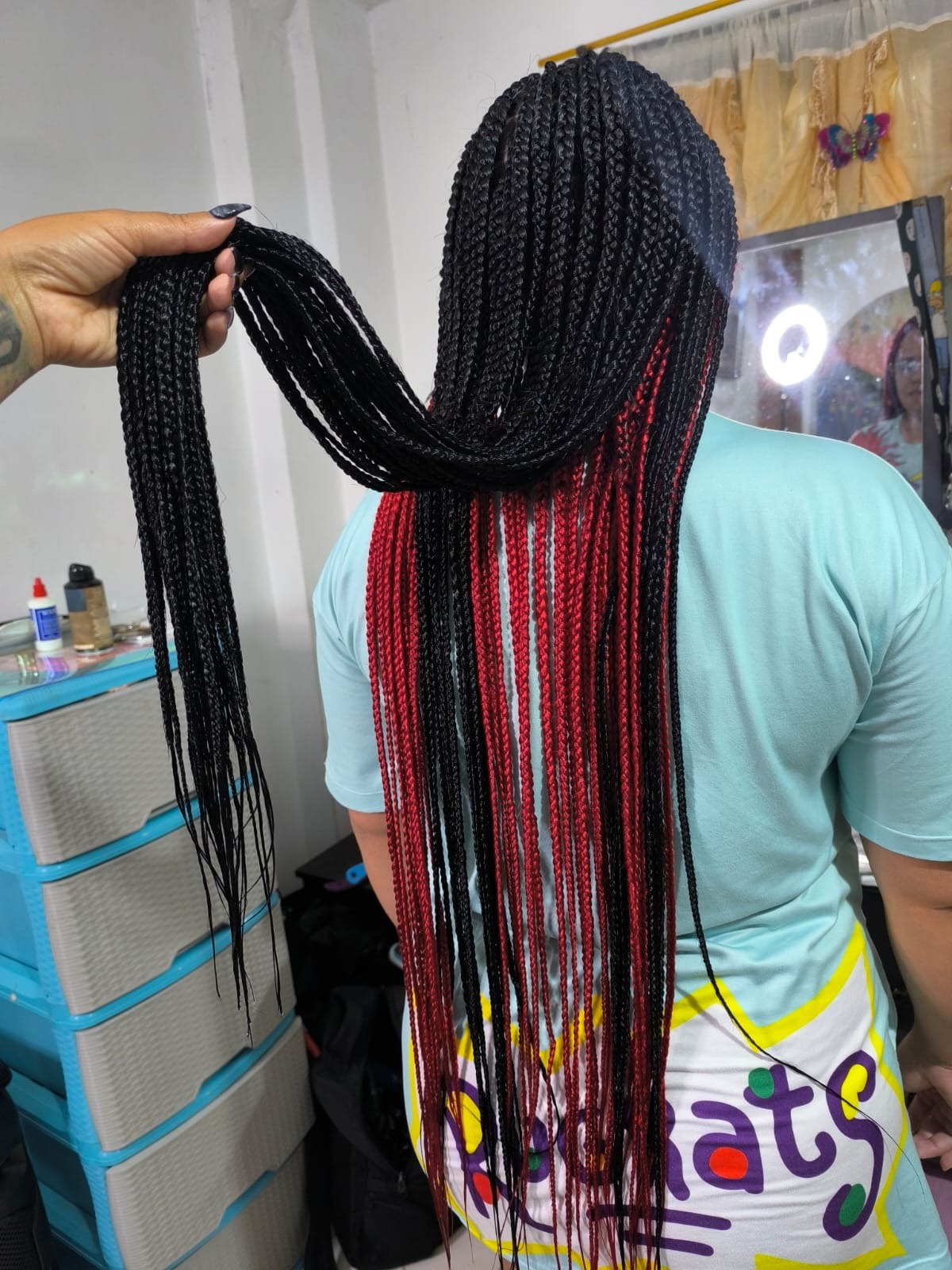 Trenzas africanas a la cintura 3